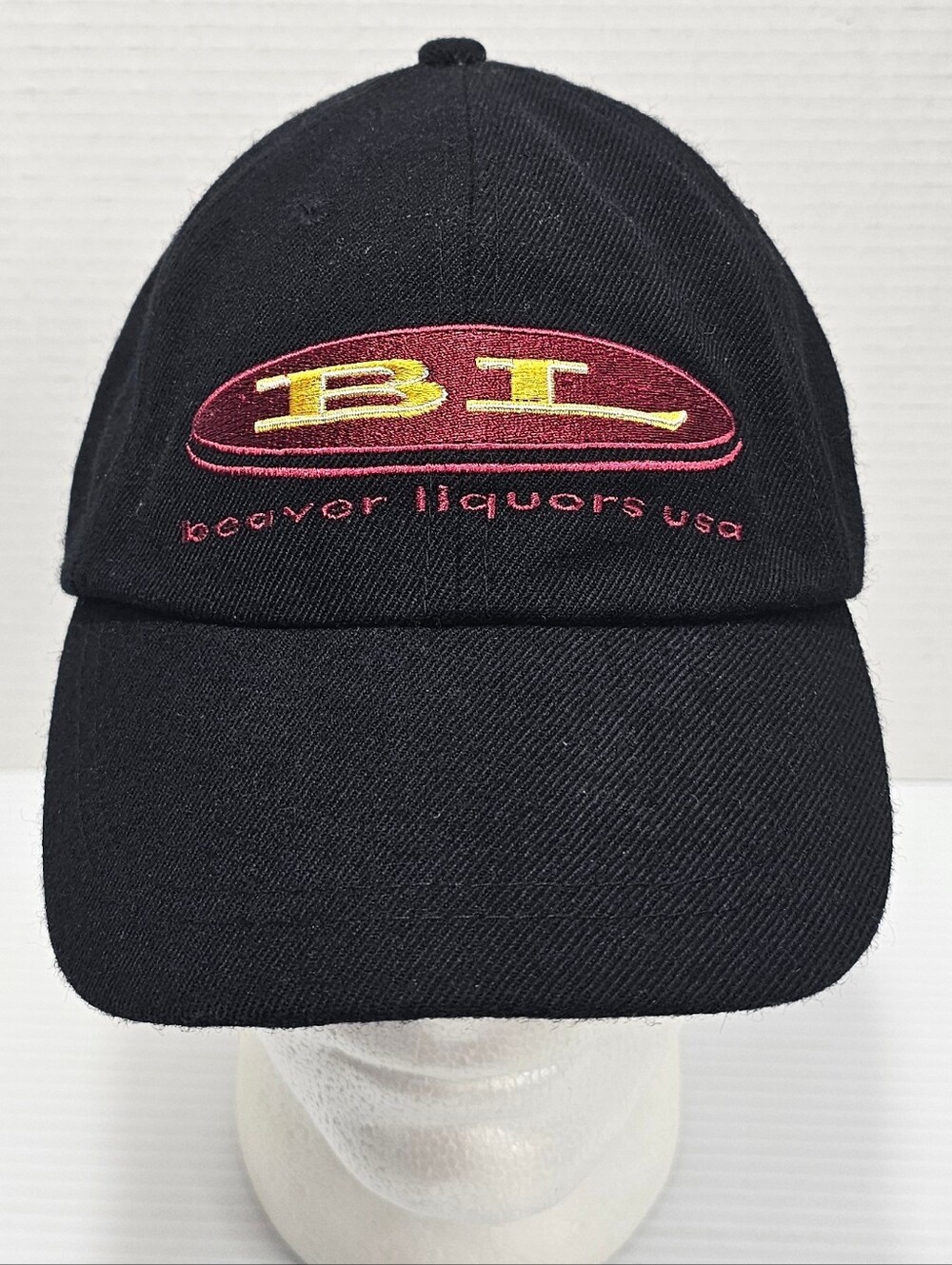 Beaver Liquors Fitted Embroidered Logo Hat Cap Size Large L